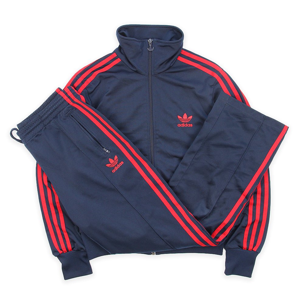 Adidas Firebird Trainigsanzug - Farbe: Navy - Größe: M - VintageR2