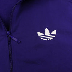 Adidas Firebird Trainingsjacke in Lila Weiß Größe M