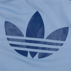Adidas Firebird Vintage Jacke in Babyblau Marineblau Größe S