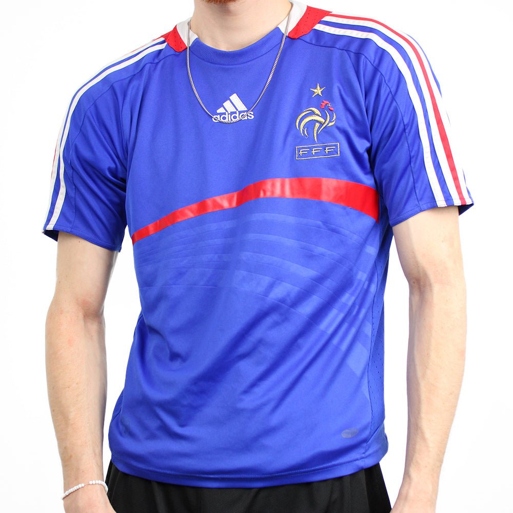 Adidas Frankreich Trikot 06/06 Retro - Farbe: RoyalBlue - Größe: S - VintageR2