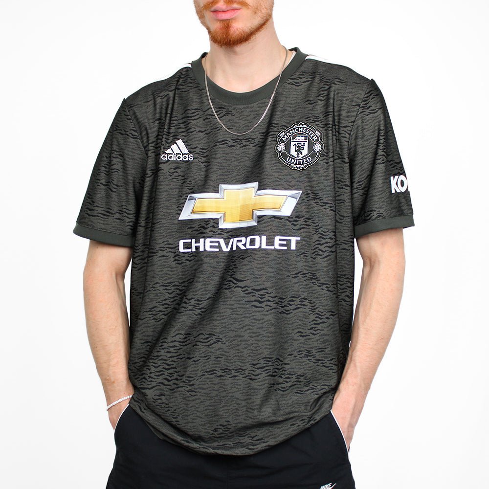 Adidas Manchester United 20/21 Away Trikot - Farbe: Olive - Größe: XXL - VintageR2