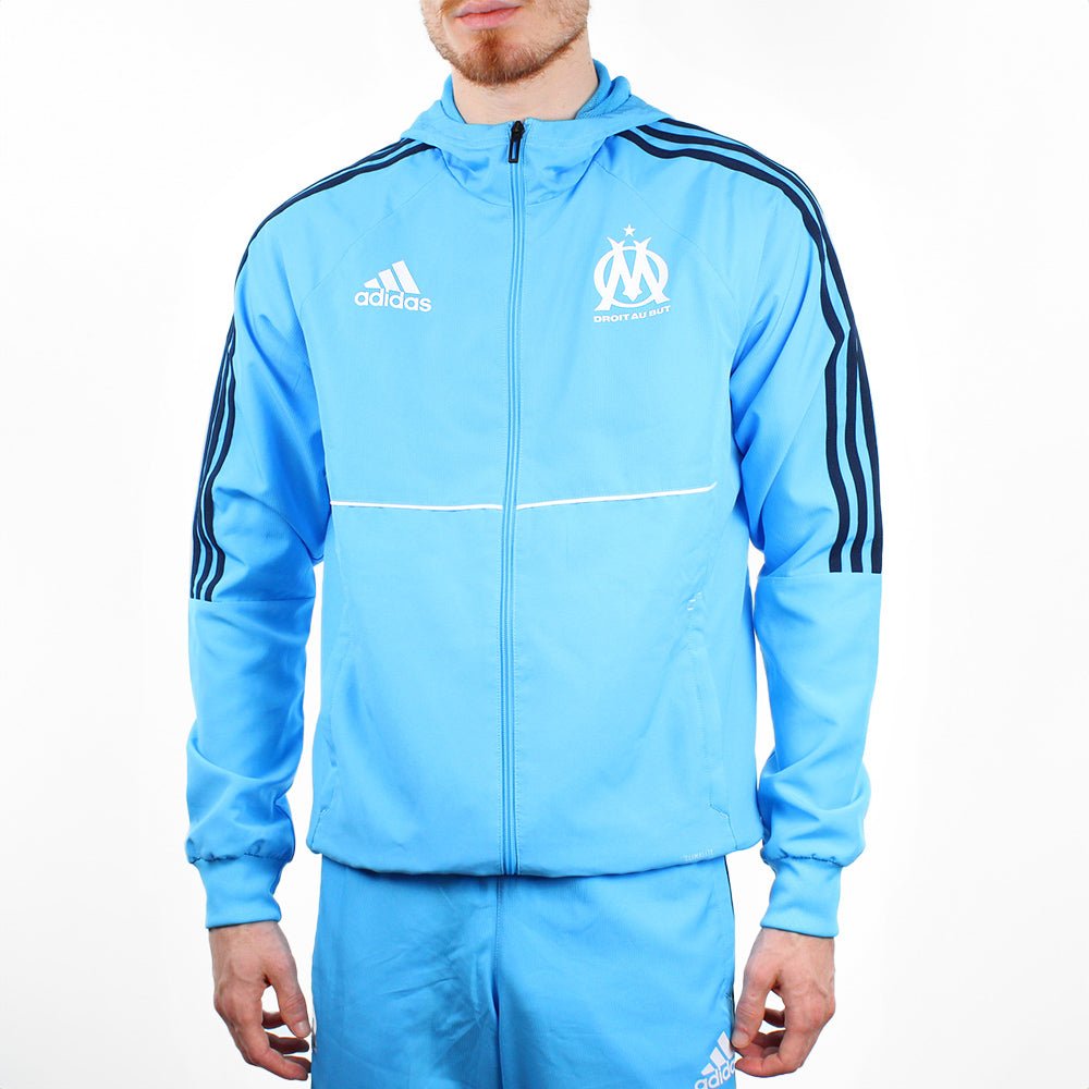 Adidas Marseille Tracksuit - Farbe: LightSkyBlue - Größe: M - VintageR2