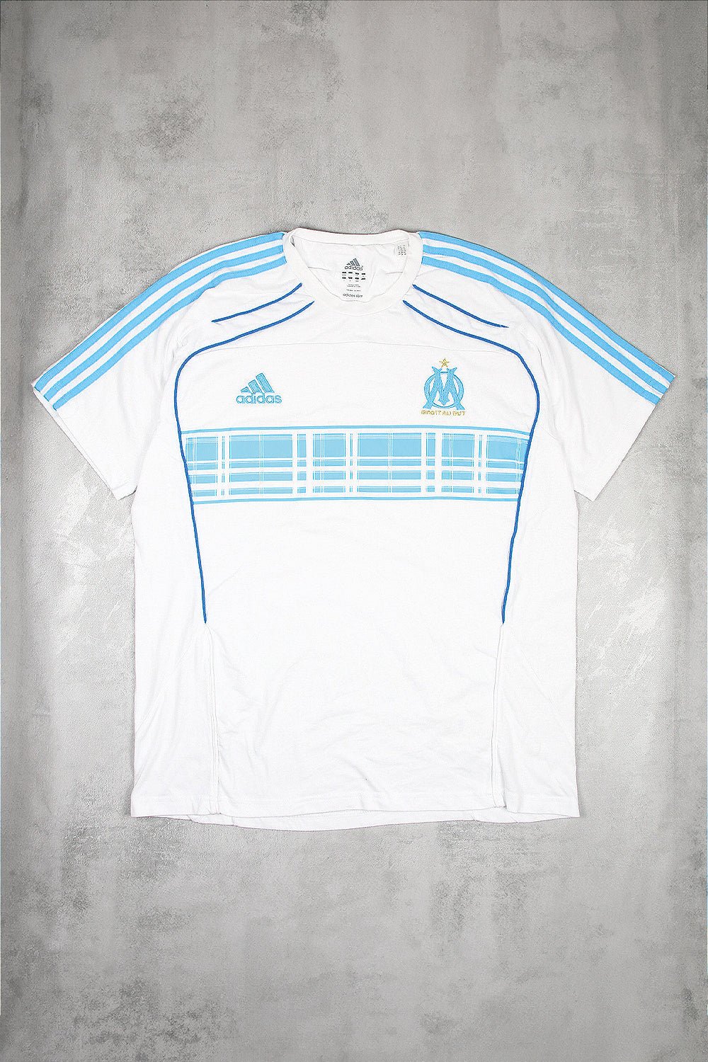 Adidas Marseille Vintage T-Shirt - Farbe: White - Größe: XXL - VintageR2