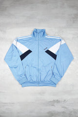 Adidas Retro Boxxy Sportjacke - Farbe: LightSkyBlue - Größe: L - VintageR2