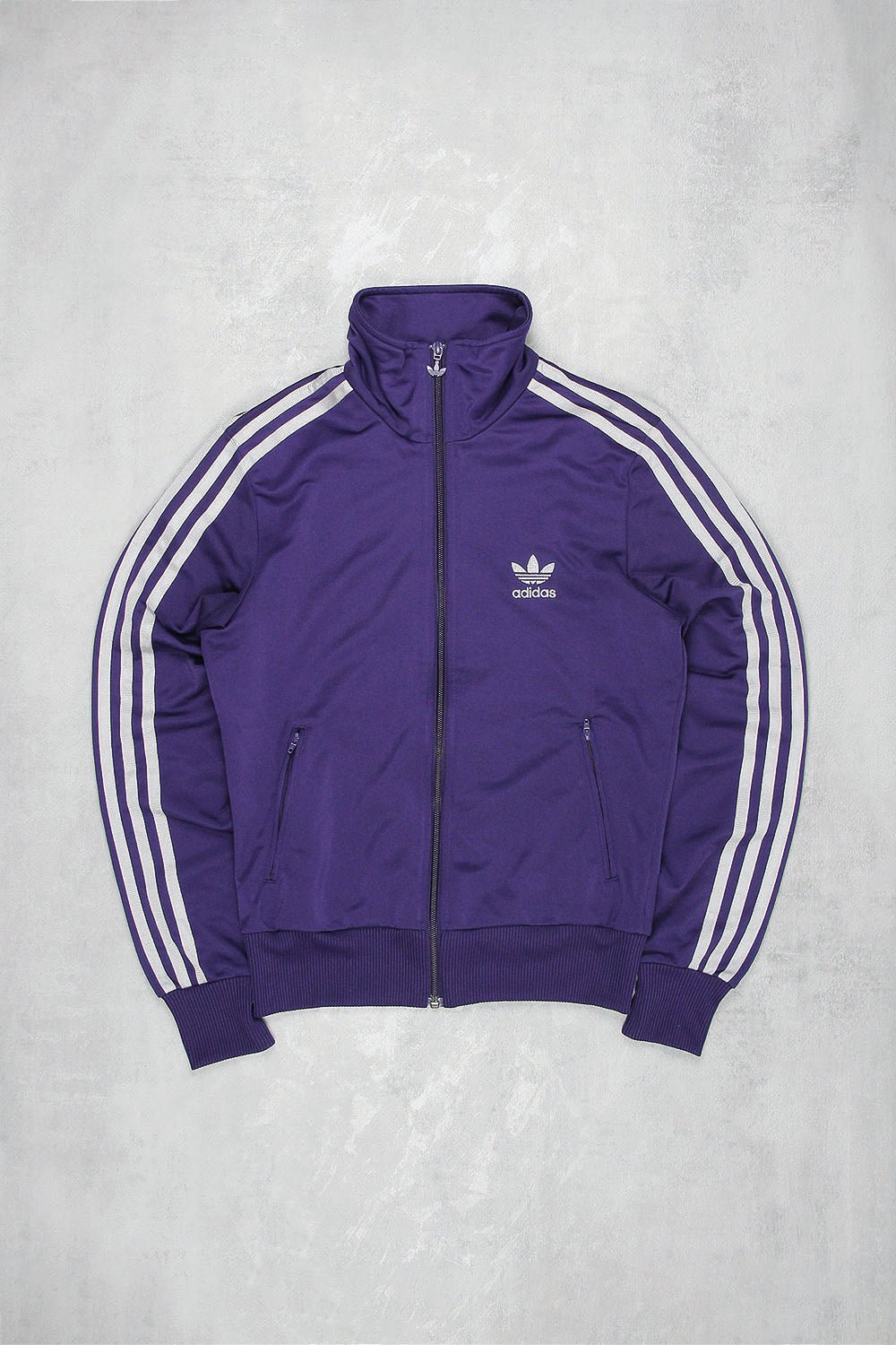 Adidas Retro Firebird Trefoil Jacke - Farbe: Purple - Größe: M - VintageR2