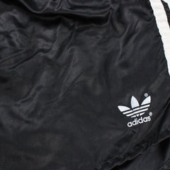 Adidas Retro Glanz Nylon Shorts - Farbe: Black - Größe: M - VintageR2