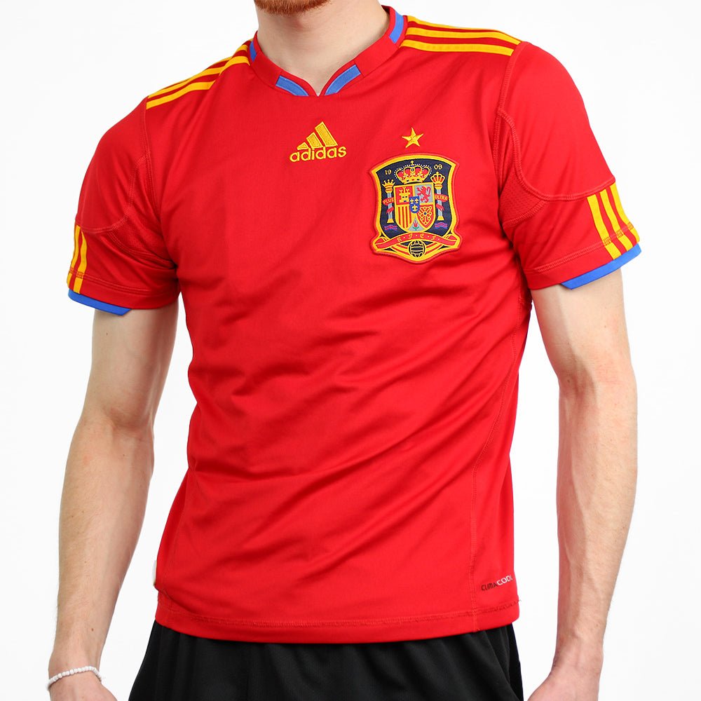 Adidas Retro Spanien Trikot 09/10 - Farbe: Red - Größe: S - VintageR2