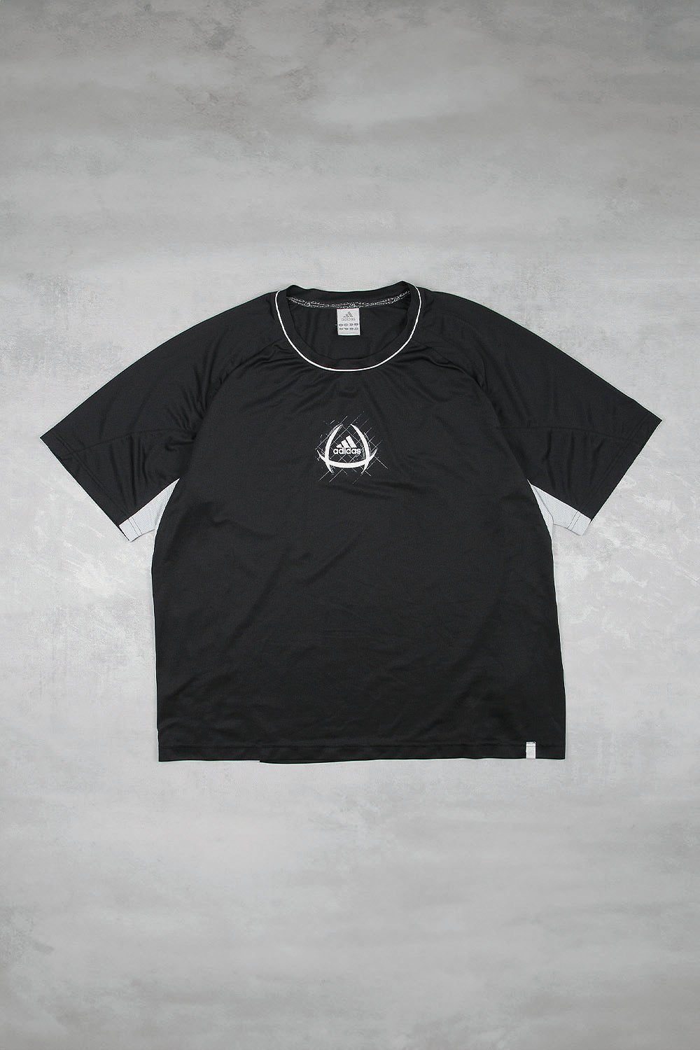 Adidas Retro Sport Shirt - Farbe: Black - Größe: XL - VintageR2