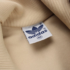 Adidas Retro Sportjacke - Farbe: Beige - Größe: M - VintageR2