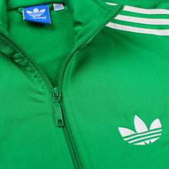 Adidas Retro Sportjacke - Farbe: Green - Größe: M - VintageR2
