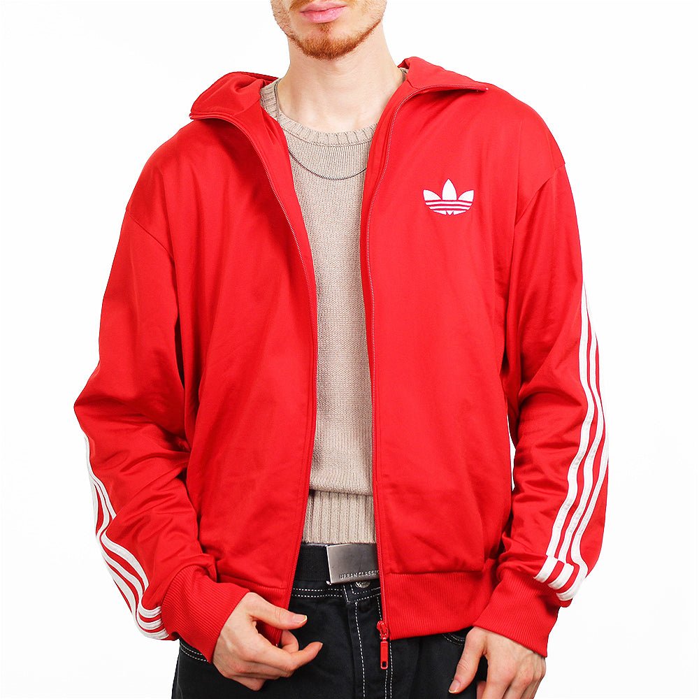 Adidas Retro Trainingsjacke - Farbe: Red - Größe: L - VintageR2