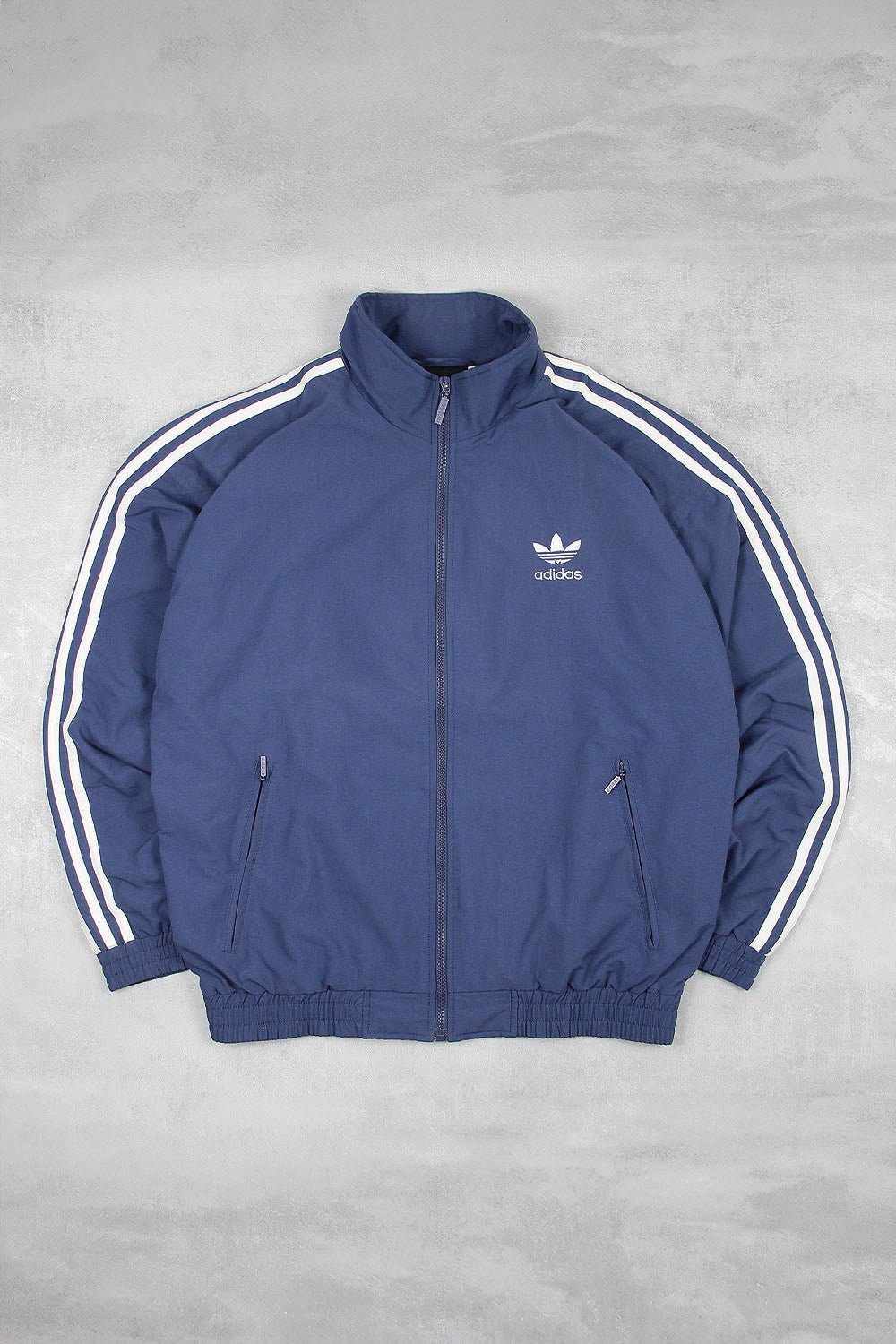 Adidas Retro Trainingsjacke - Farbe: RoyalBlue - Größe: L - VintageR2