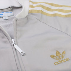Adidas Retro Trainingsjacke Trefoil - Farbe: Grey - Größe: S - VintageR2