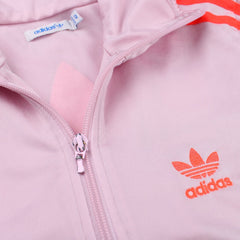 Adidas Retro Trefoil Jacke - Farbe: Pink - Größe: M - VintageR2