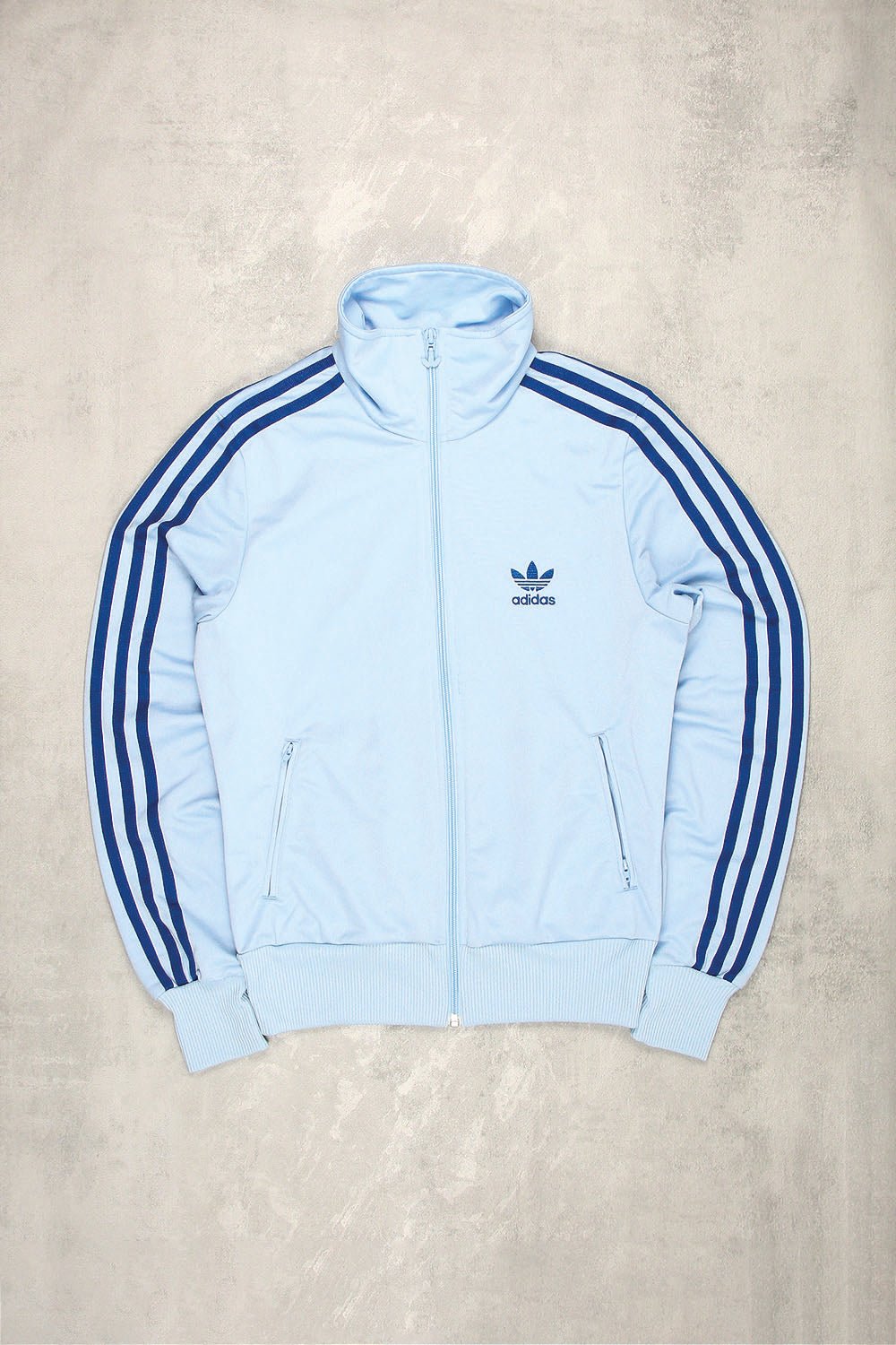 Adidas Trefoil Babyblue Jacke - Farbe: LightSkyBlue - Größe: M - VintageR2