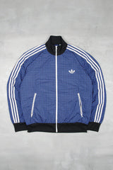 Adidas Trefoil Karierte Trainingsjacke - Farbe: RoyalBlue - Größe: XL - VintageR2