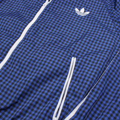 Adidas Trefoil Karierte Trainingsjacke - Farbe: RoyalBlue - Größe: XL - VintageR2