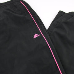Adidas Vintage Baggy Trackpants gestreift - Farbe: Black - Größe: L - VintageR2