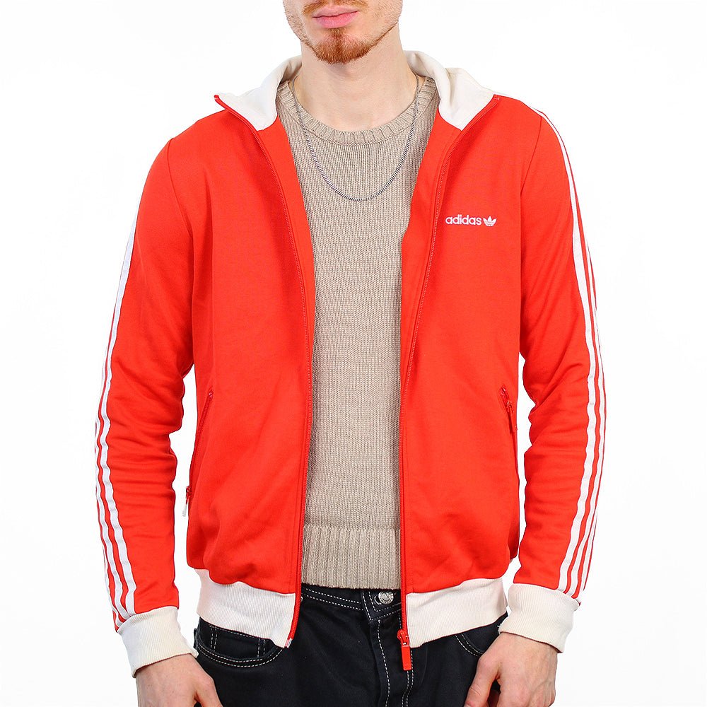 Adidas Vintage Firebird Jacke - Farbe: Red - Größe: M - VintageR2