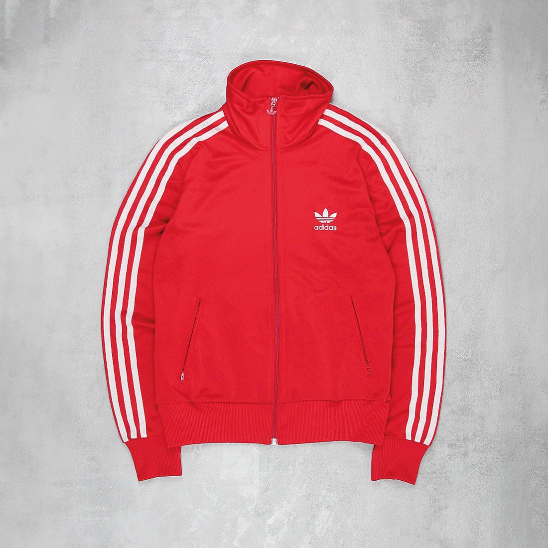 Adidas Vintage Firebird Jacke - Farbe: Red - Größe: M - VintageR2