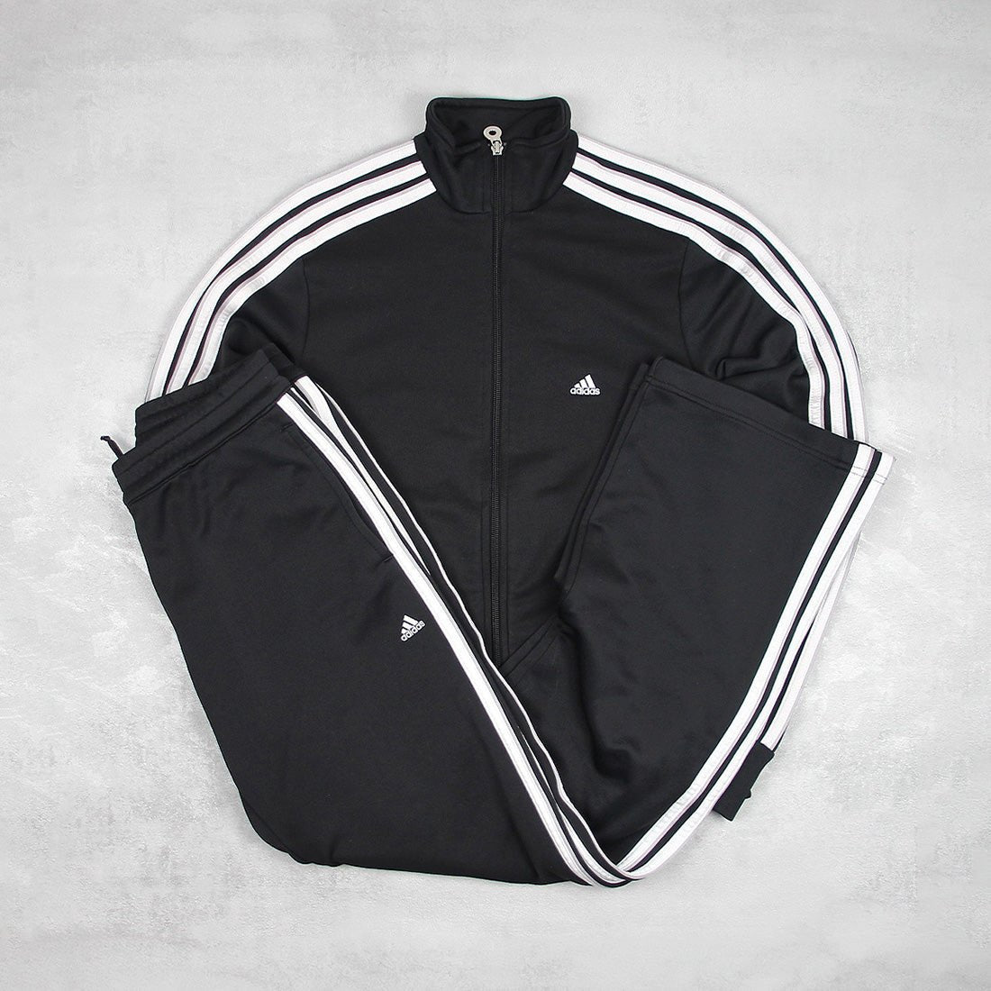 Adidas Vintage Firebird Tracksuit - Farbe: Black - Größe: M - VintageR2