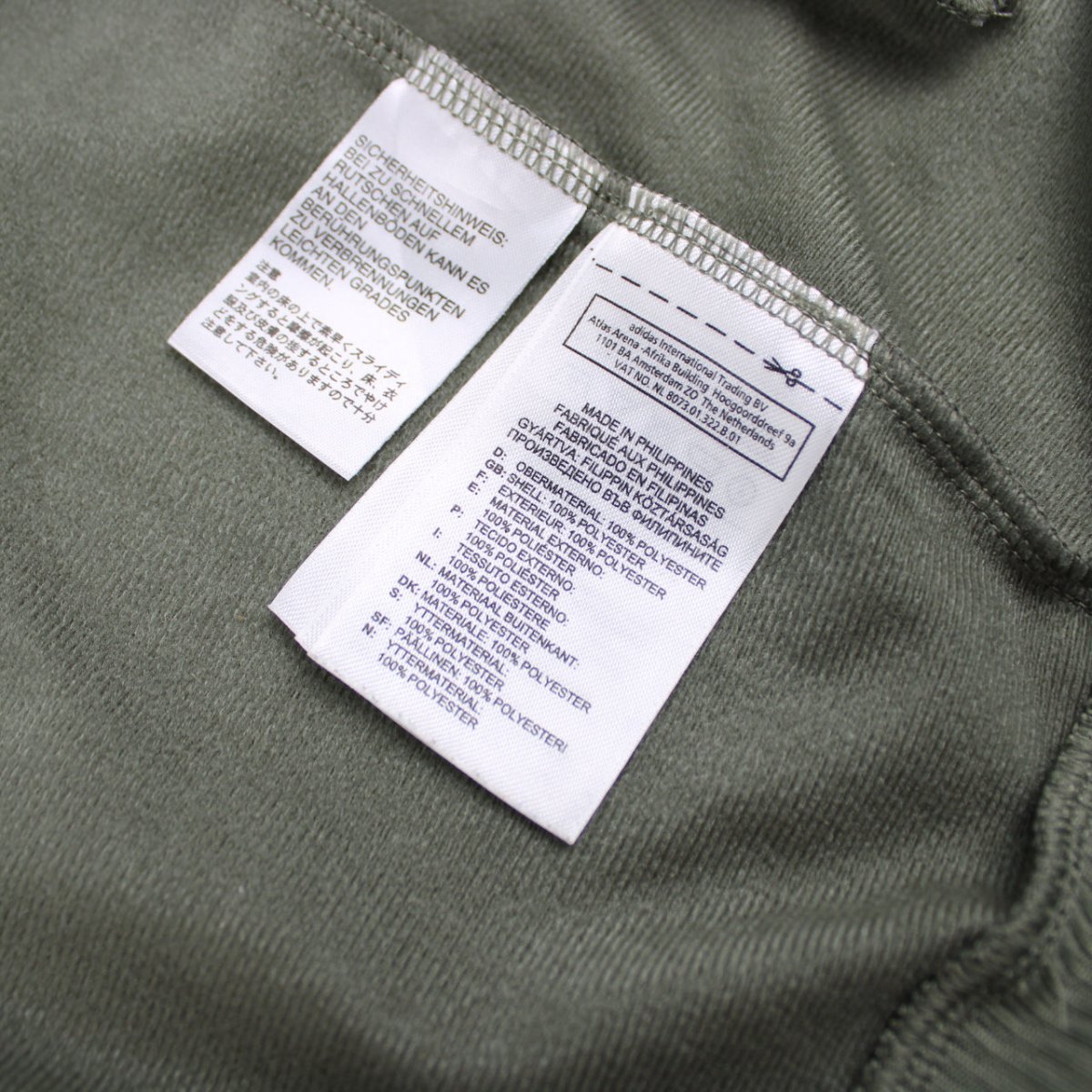 Adidas Vintage Glanz Firebird Tracksuit - Farbe: Olive - Größe: L - VintageR2