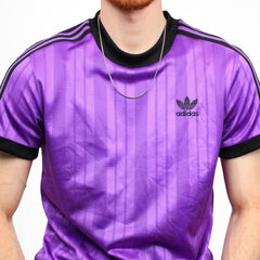 Adidas Vintage Glanz T - Shirt - Farbe: Purple - Größe: M - VintageR2