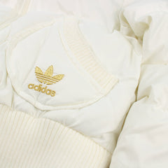 Adidas Vintage Pufferjacke - Farbe: White - Größe: M - VintageR2