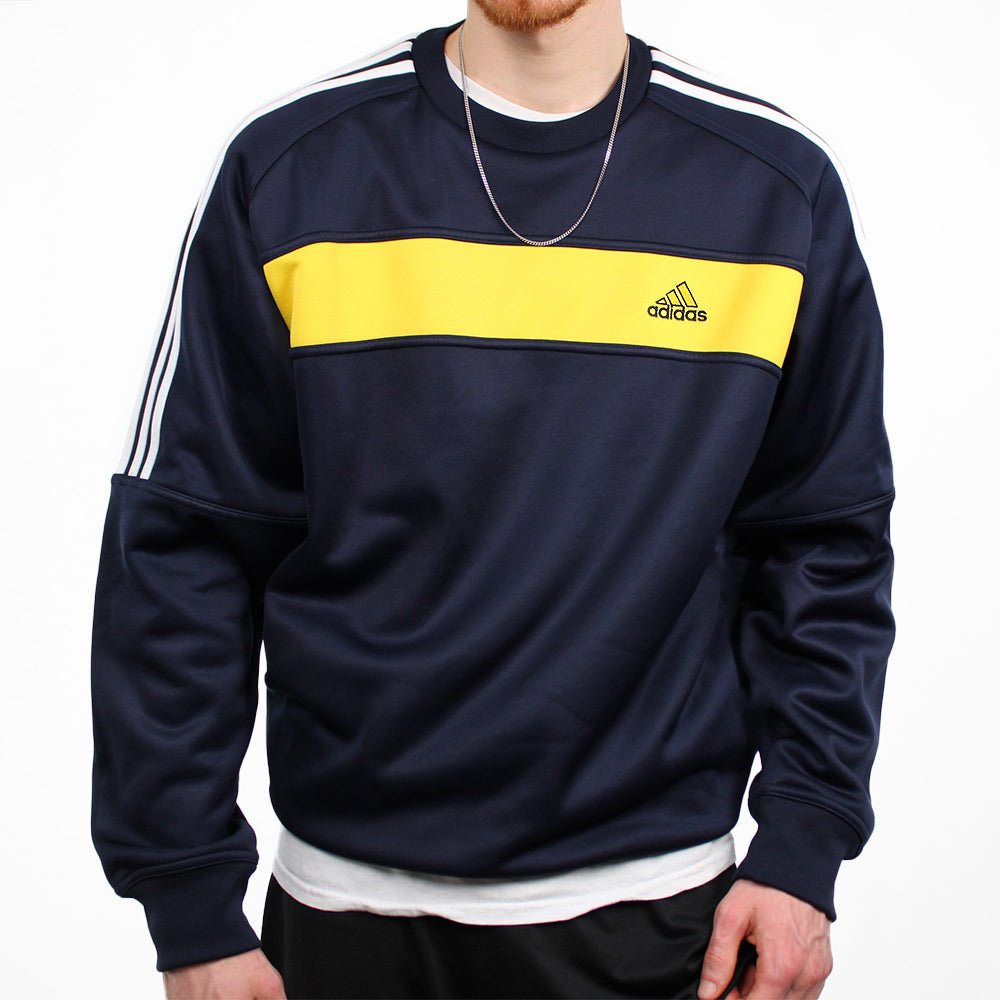 Adidas Vintage Pullover - Farbe: Navy - Größe: XL - VintageR2