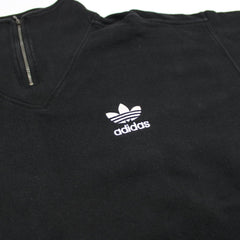 Adidas Vintage Pullover Troyer - Farbe: Black - Größe: XL - VintageR2