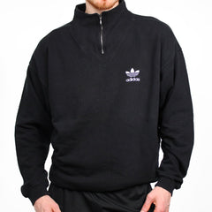 Adidas Vintage Pullover Troyer - Farbe: Black - Größe: XL - VintageR2