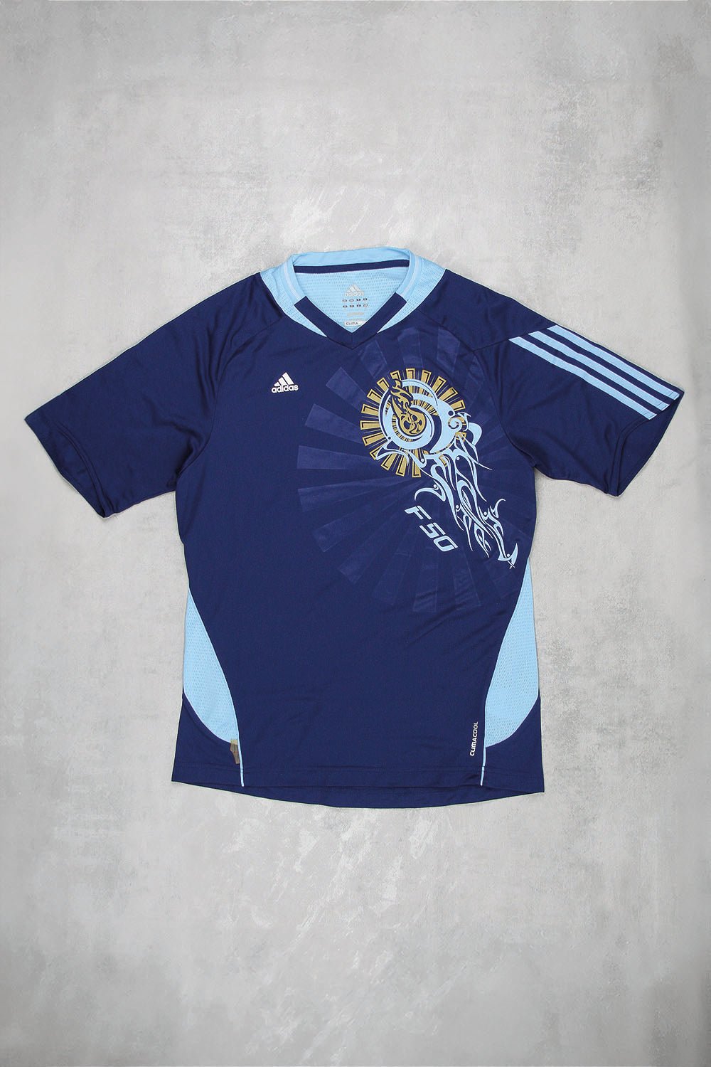 Adidas Vintage Sport Shirt - Farbe: Navy - Größe: M - VintageR2