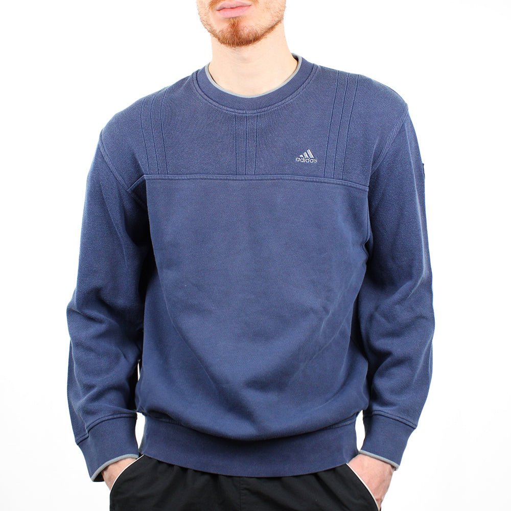 Adidas Vintage Sweater - Farbe: Navy - Größe: M - VintageR2