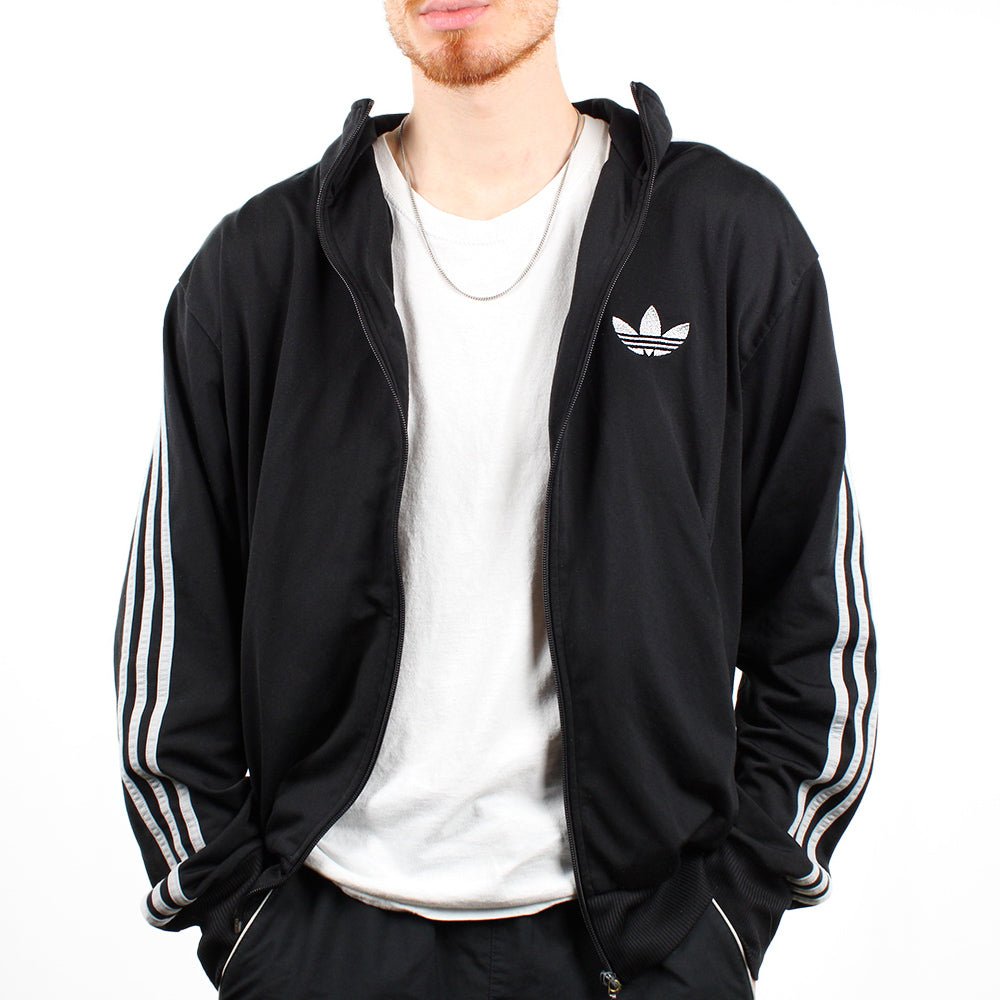 Adidas Vintage Trackjacket Firebird - Farbe: Black - Größe: L - VintageR2