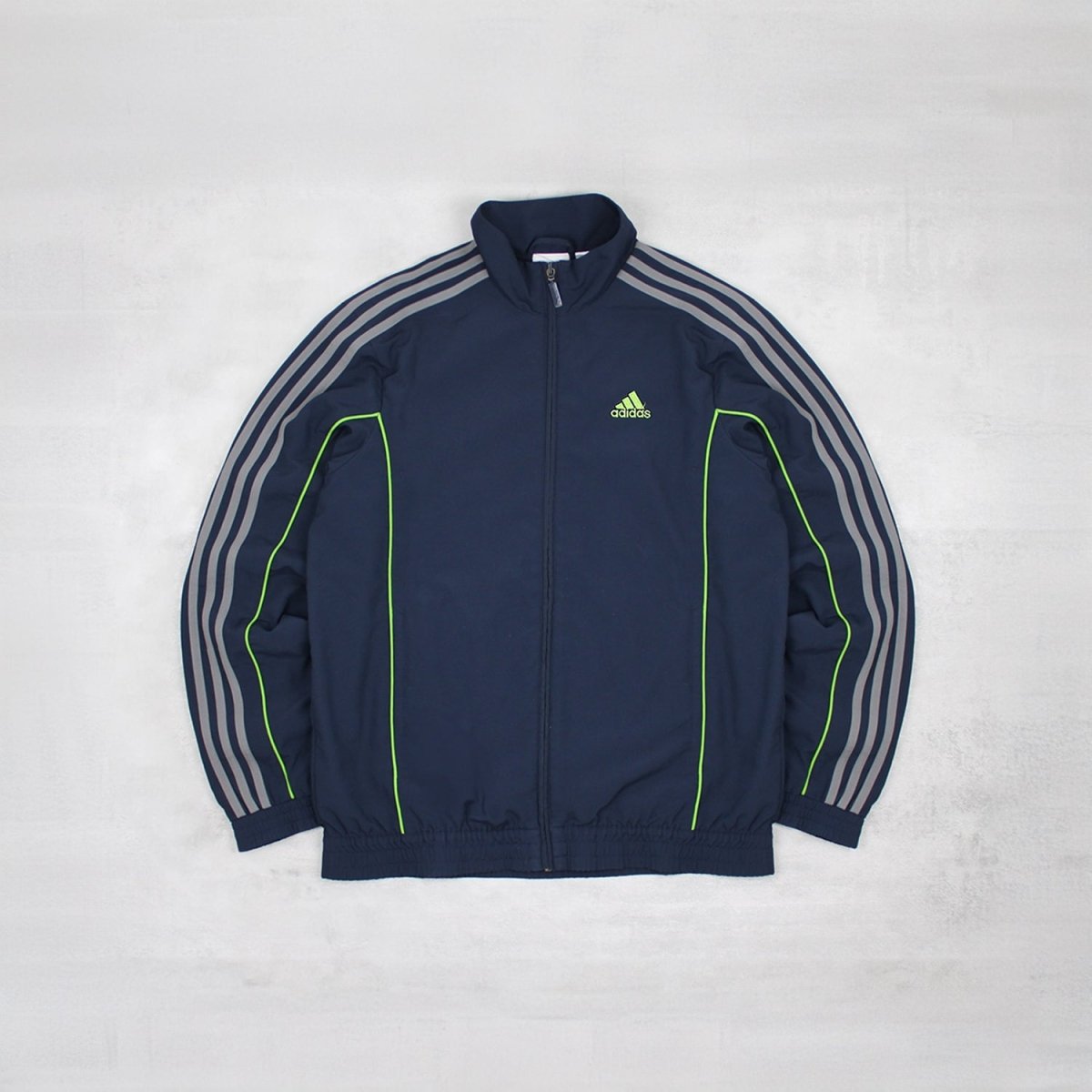 Adidas Vintage Tracksuit gestreift - Farbe: Navy - Größe: M - VintageR2