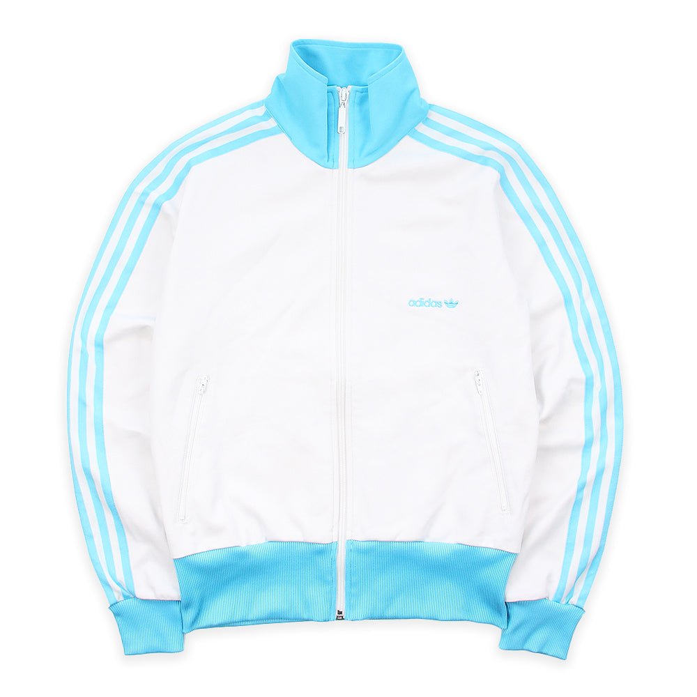 Adidas Vintage Trainingsjacke Babyblau - Farbe: White - Größe: L - VintageR2