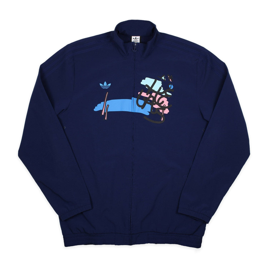 Adidas x Helas Jacke in Blau Größe XL