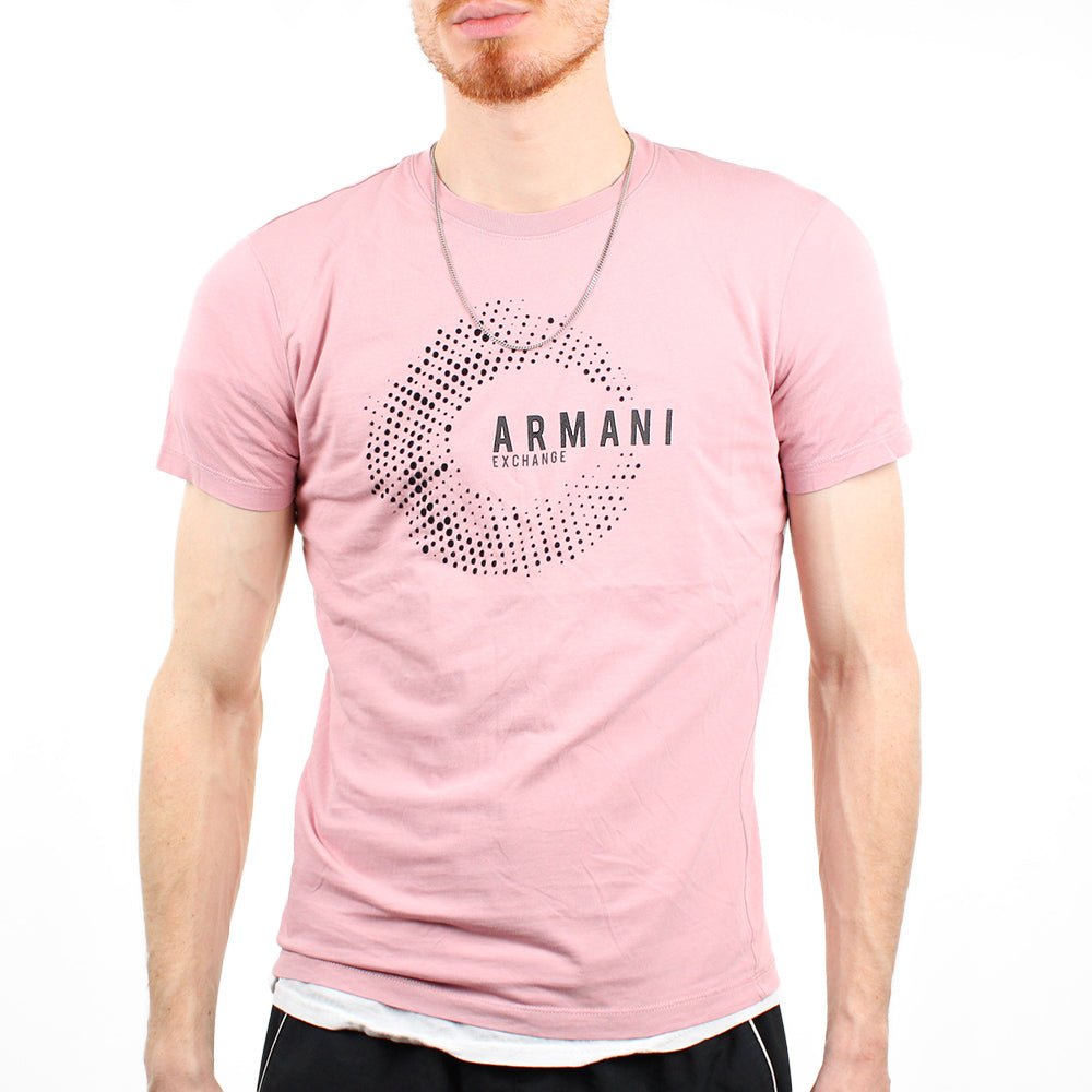 Armani Exchange Vintage T - Shirt - Farbe: Pink - Größe: S - VintageR2