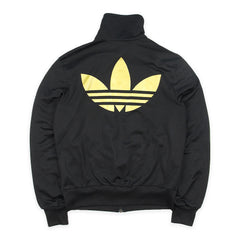 Adidas Tracksuit Firebird Schwarz Gold Damen Polyester – Rückseite