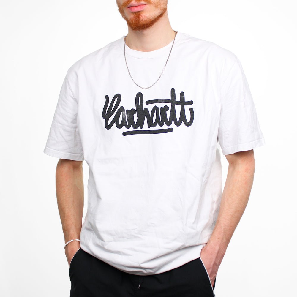 Carhartt S/S Graffiti Script T-Shirt - Farbe: White - Größe: XXL - VintageR2