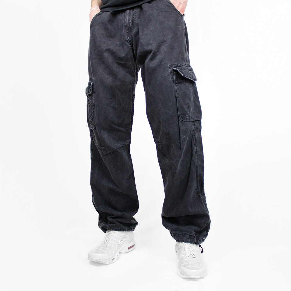 Carhartt Vintage Baggy Cargo Pants - Farbe: Black - Größe: XL - VintageR2