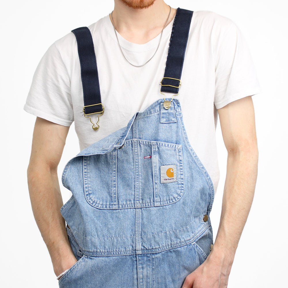 Carhartt Vintage Bib Overall Latzhose - Farbe: LightSkyBlue - Größe: L - VintageR2