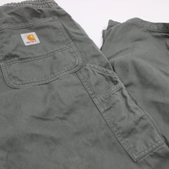 Carhartt WIP Flint Pant Single Knee - Farbe: Grey - Größe: M - VintageR2