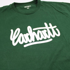 Carhartt WIP S/S Graffiti Script T-Shirt - Farbe: Green - Größe: XXL - VintageR2