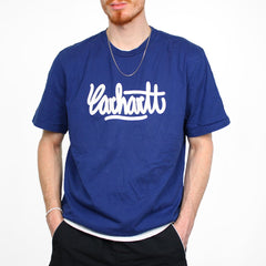 Carhartt WIP S/S Graffiti Script T-Shirt - Farbe: RoyalBlue - Größe: XXL - VintageR2