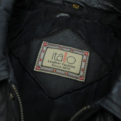 Vintage schwere Lederjacke