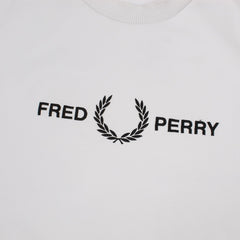 Fred Perry Sweater in Weiß Größe M