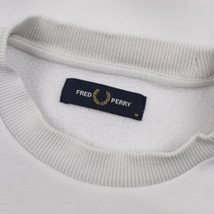 Fred Perry Sweater in Weiß Größe M