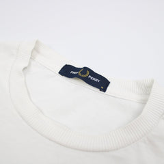 Fred Perry T - Shirt Sticklogo - Farbe: White - Größe: M - VintageR2