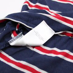 Fred Perry Vintage T-Shirt Gestreift - Farbe: Navy - Größe: L - VintageR2